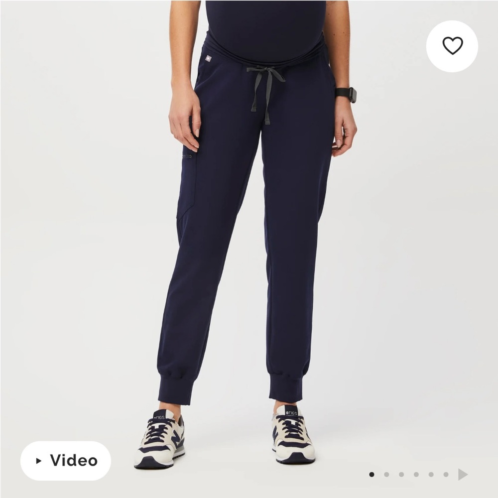 Figs Navy Maternity Jogger Pants